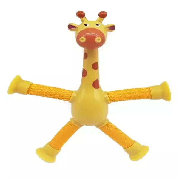 Kit com 4 Giraesticas - Girafas Fofas e Coloridas com Ventosa